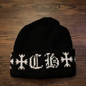 Chrome Hearts Black Beanie